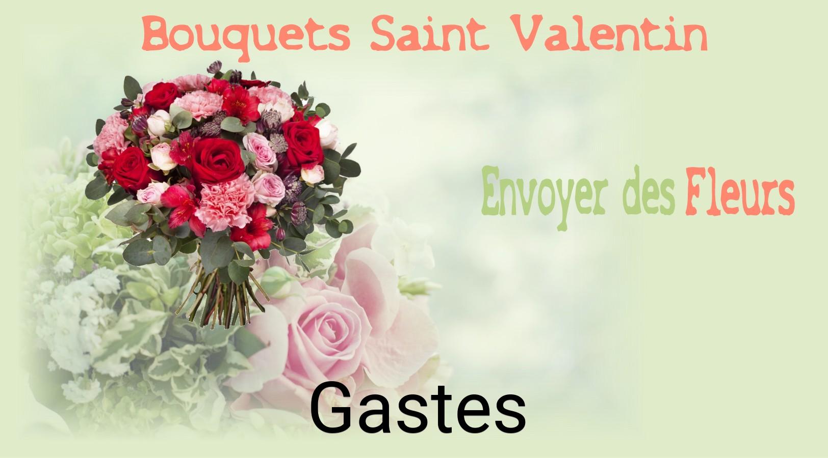 Roses de Saint-Valentin livrées à Gastes